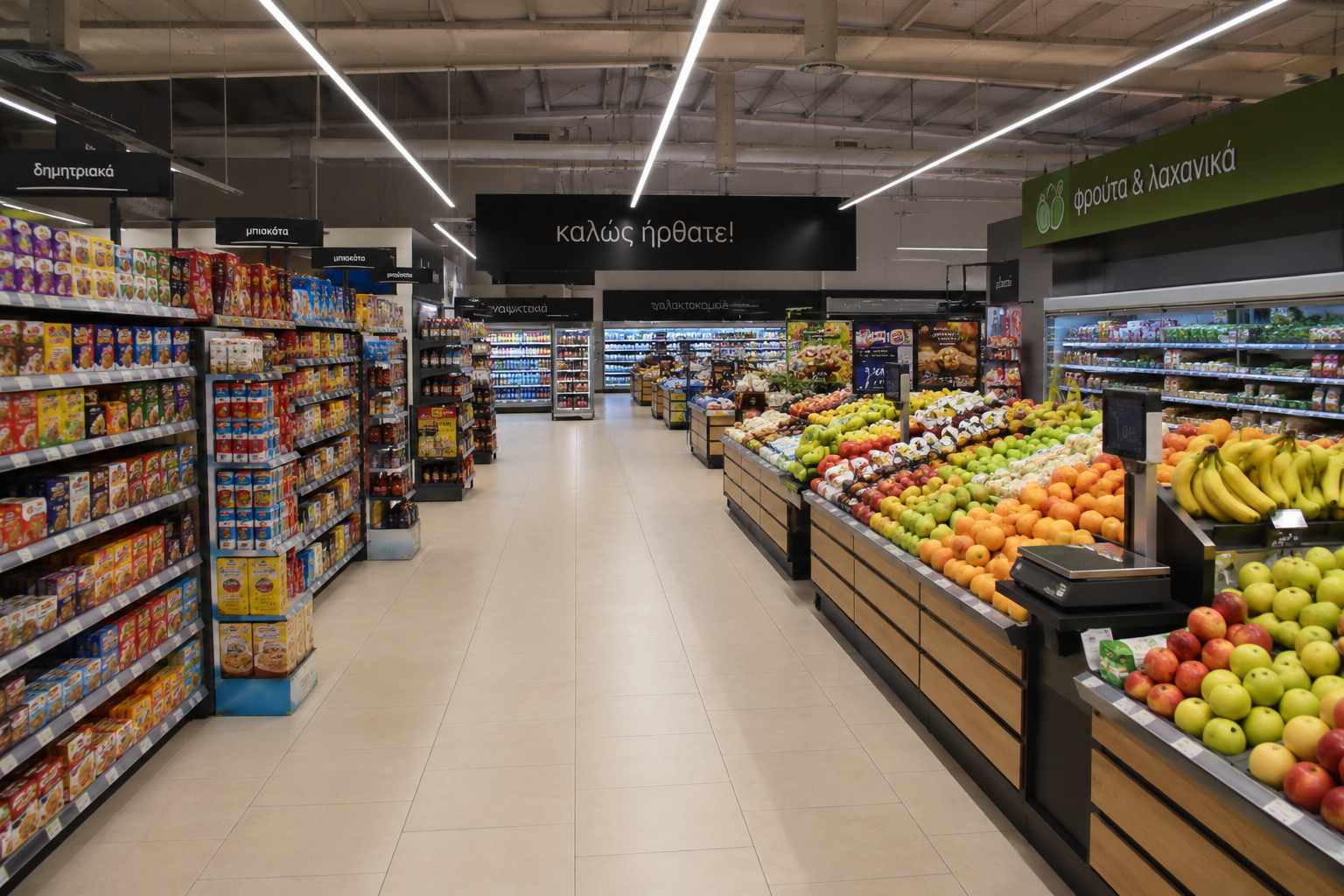 Supermarket in Sivota Greece